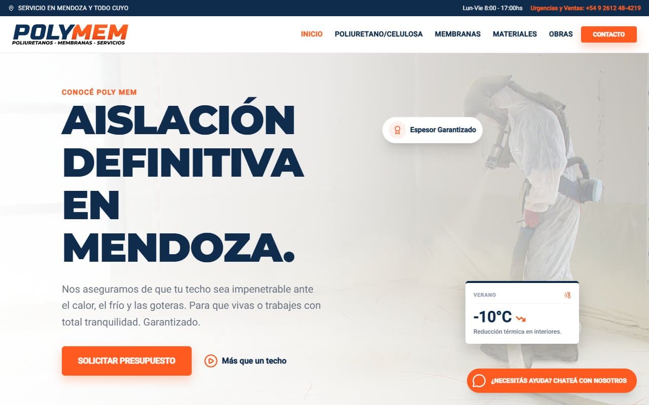 Poly MEM — Aislamientos e Impermeabilización